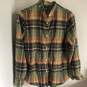 Ralph Lauren Plaid Button Down Shirt